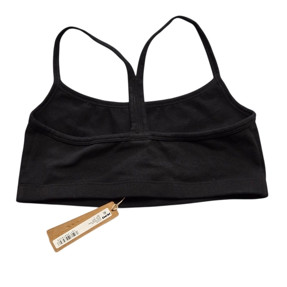 SKIMS Outdoor Scoop Bralette Wireless Bra Onyx Black Small NWT - Picture 2 of 3